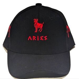 Aries Zodiac Astrology Hat Baseball Cap Present Gift Thick Material Adjustable